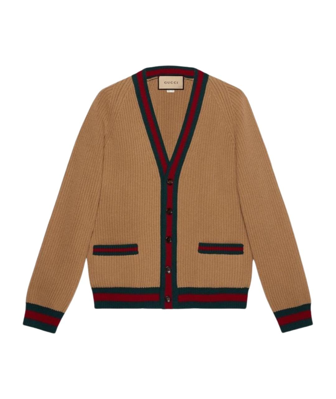GUCCI Бежевый кардиган, фото 1
