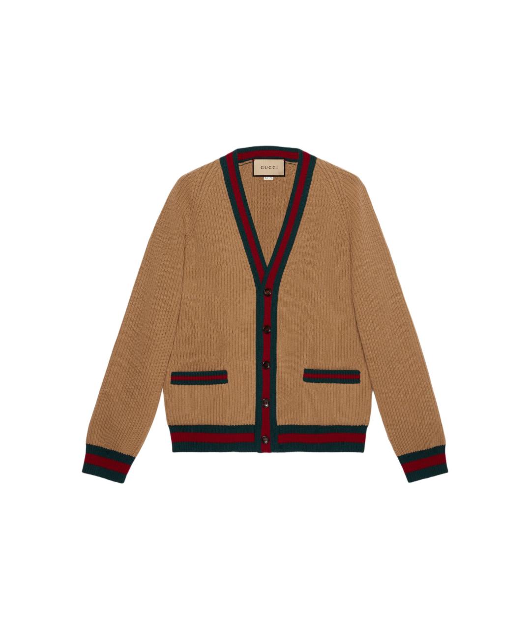 GUCCI Бежевый кардиган, фото 6