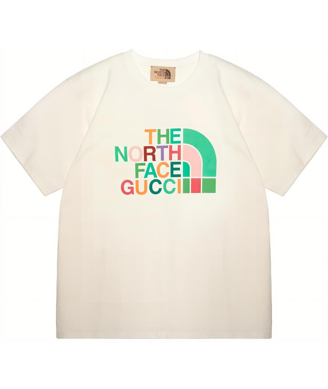 GUCCI Белая футболка, фото 1
