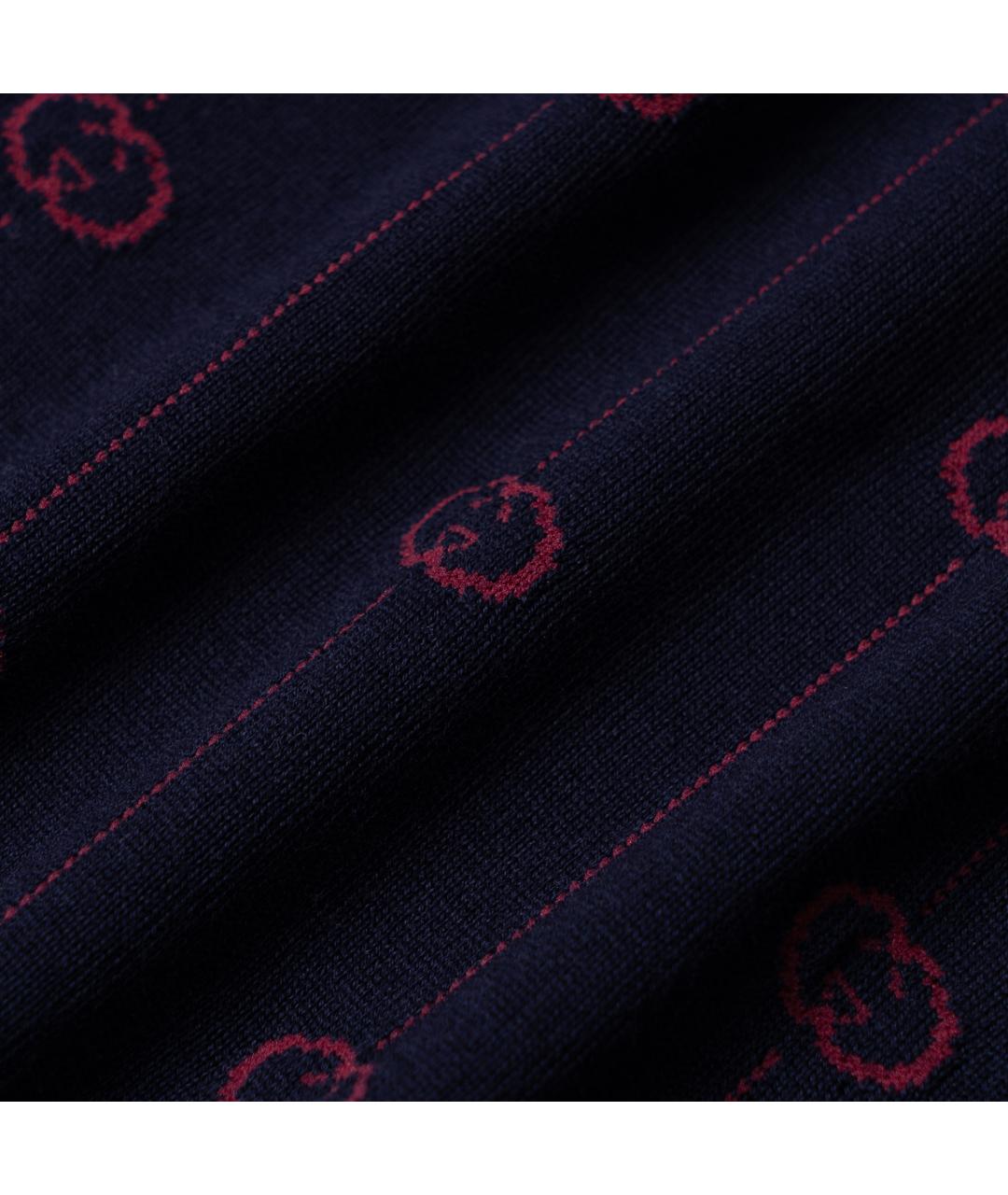 GUCCI Синий джемпер / свитер, фото 5