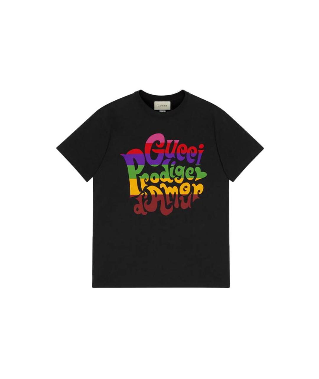 GUCCI Черная футболка, фото 6