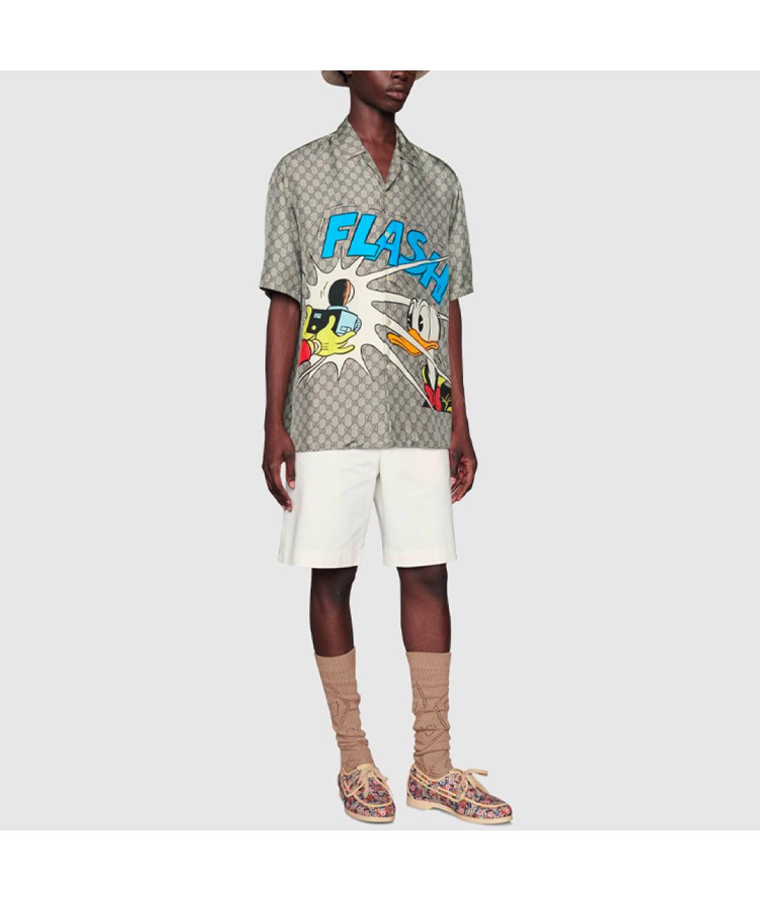 GUCCI Бежевая кэжуал рубашка, фото 4