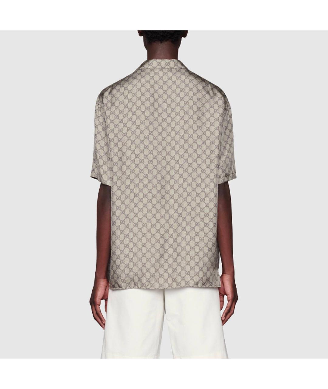 GUCCI Бежевая кэжуал рубашка, фото 3