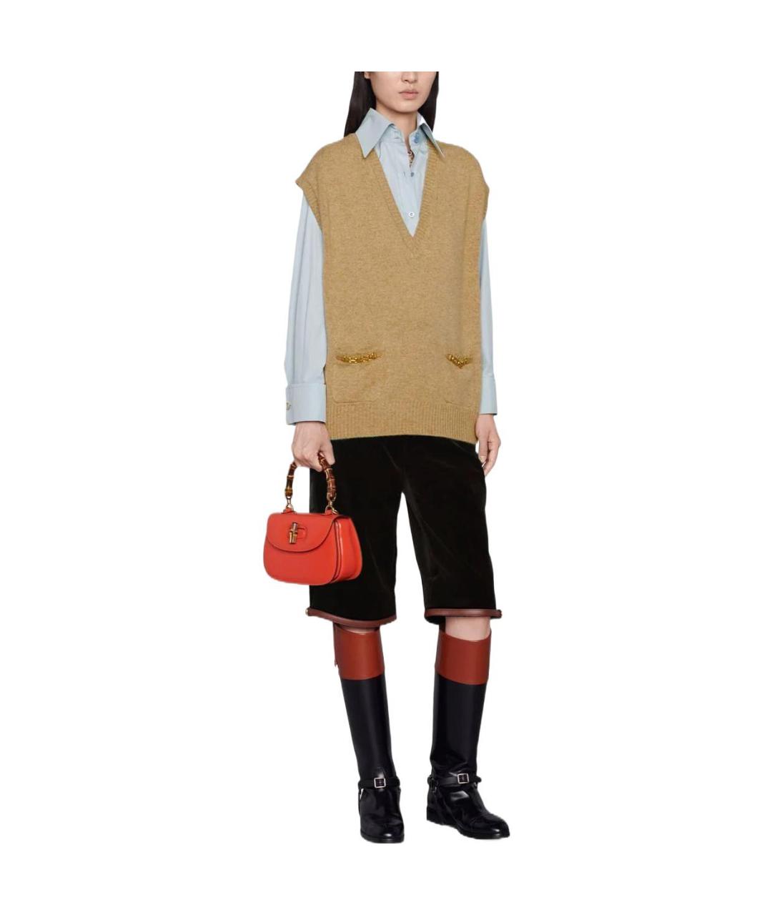 GUCCI Желтая жилетка, фото 2