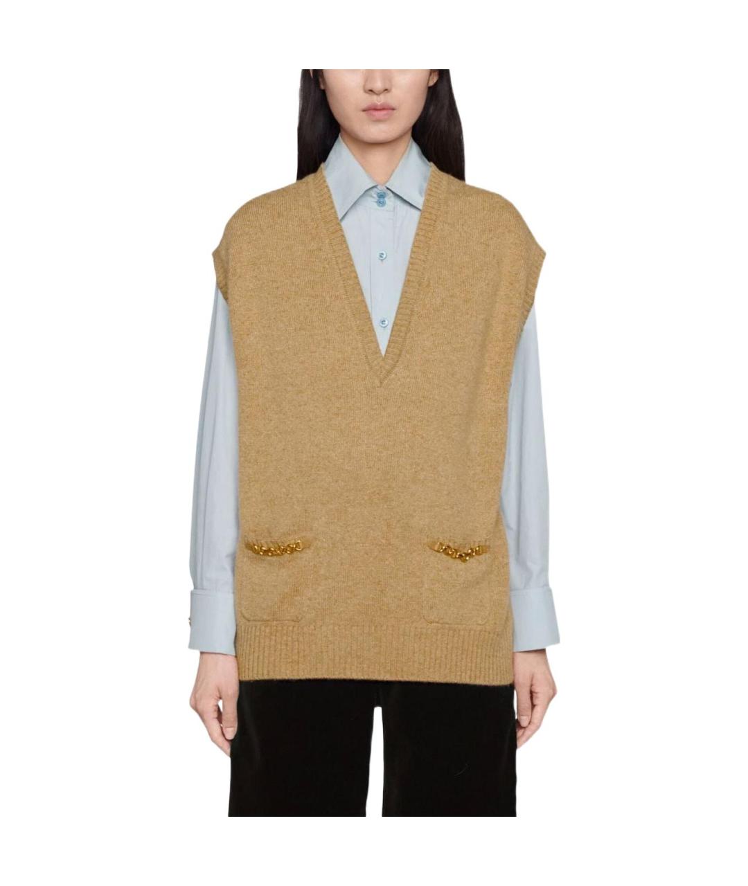 GUCCI Желтая жилетка, фото 3