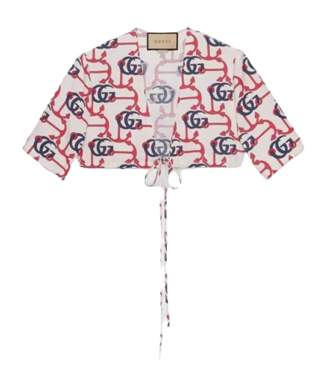 GUCCI Белая футболка, фото 1