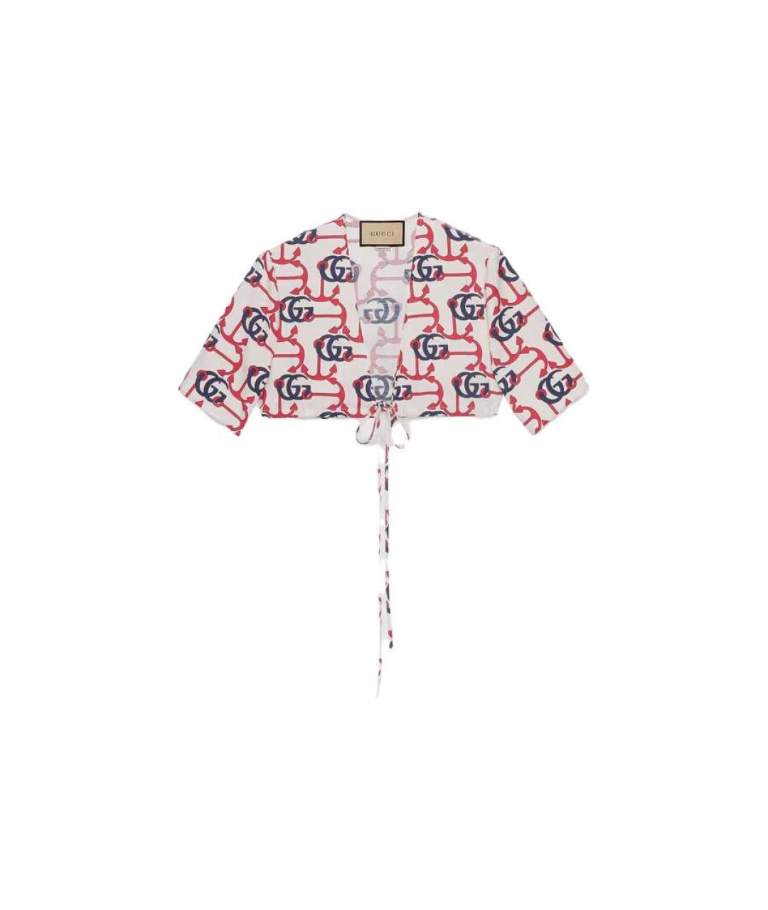 GUCCI Белая футболка, фото 5