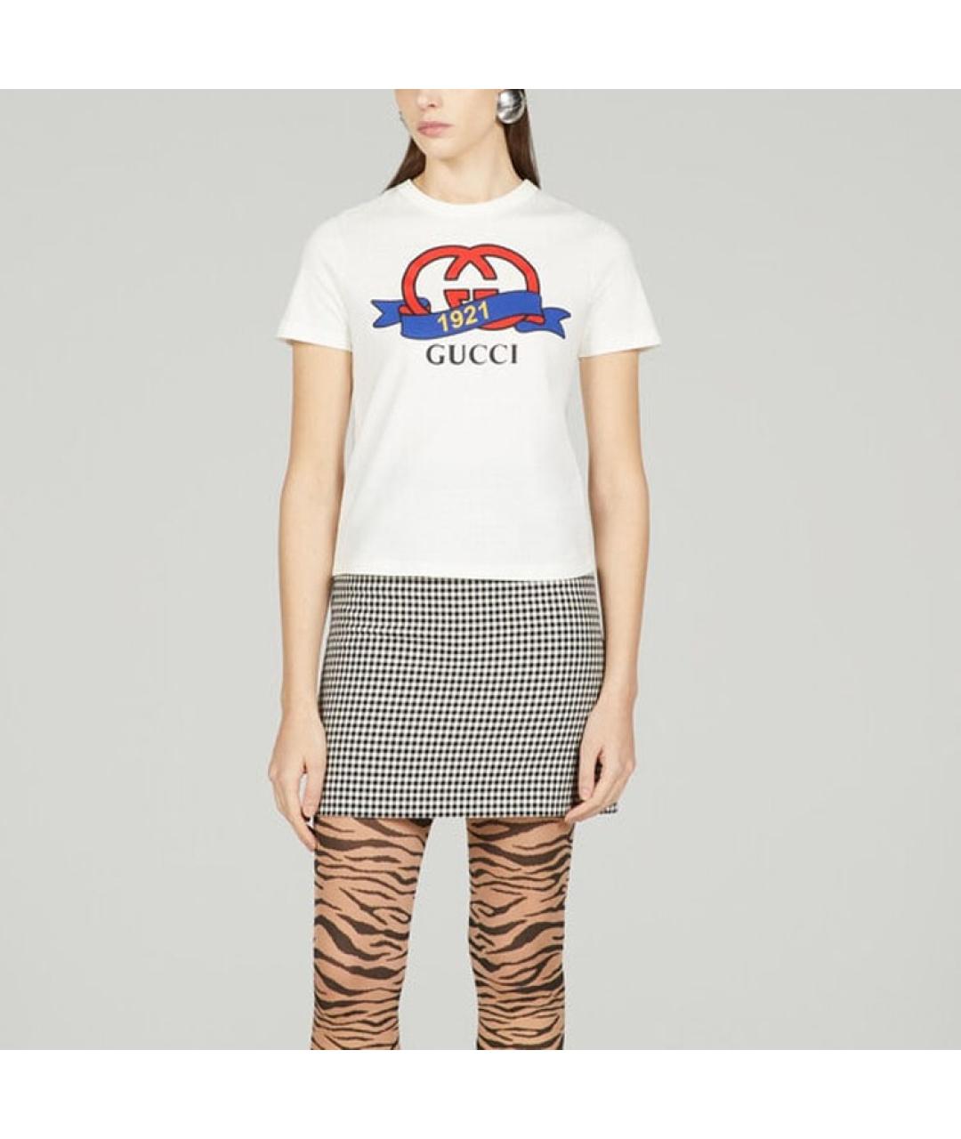 GUCCI Бежевая футболка, фото 3