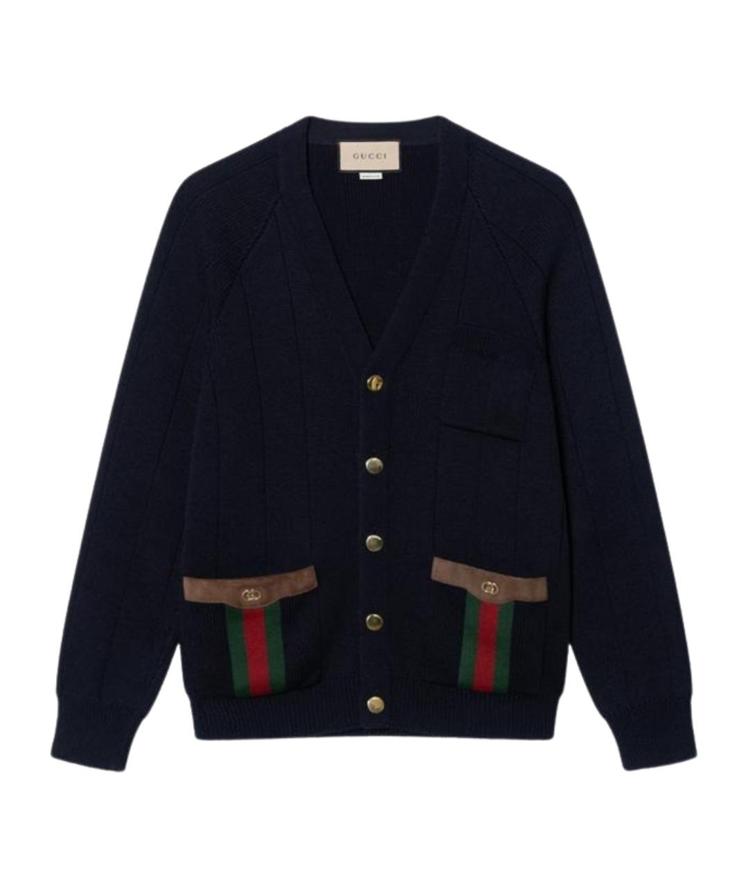 GUCCI Черный кардиган, фото 1
