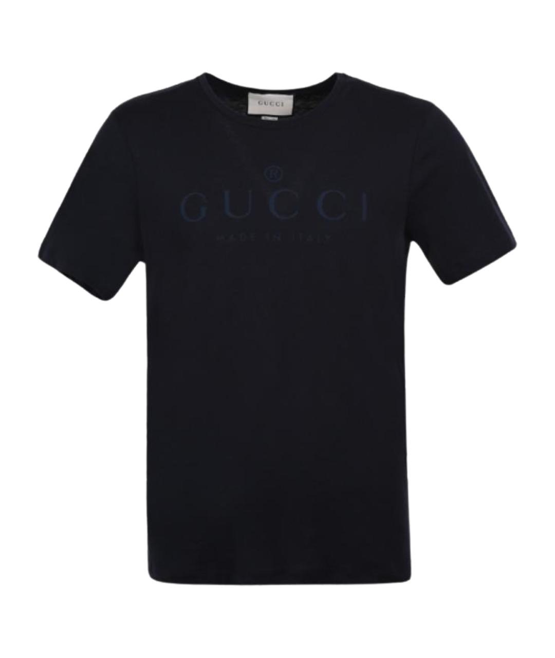 GUCCI Синяя футболка, фото 1