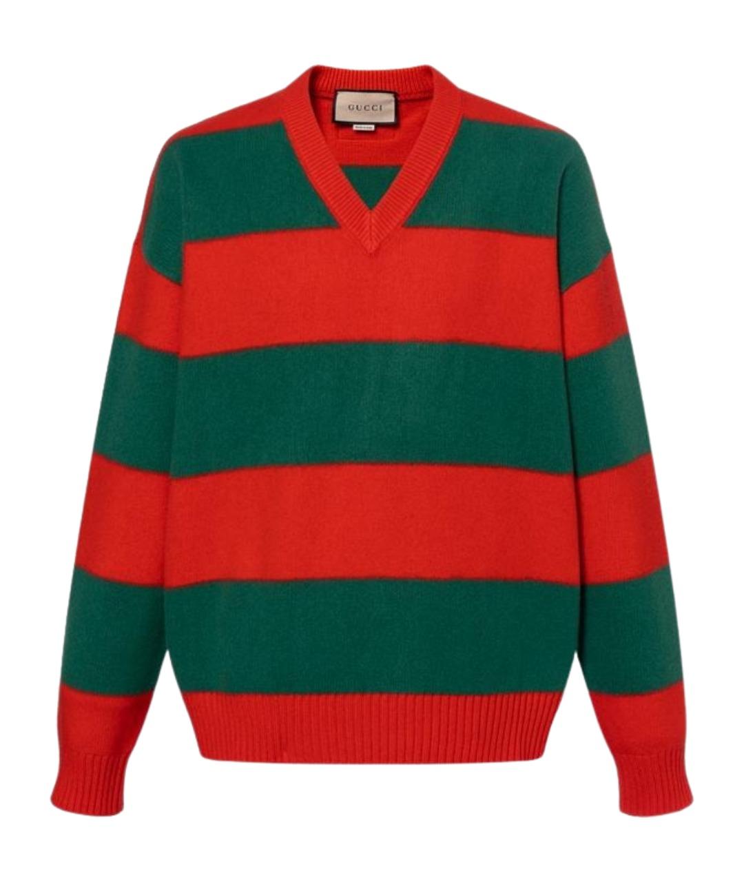 GUCCI Красный джемпер / свитер, фото 1