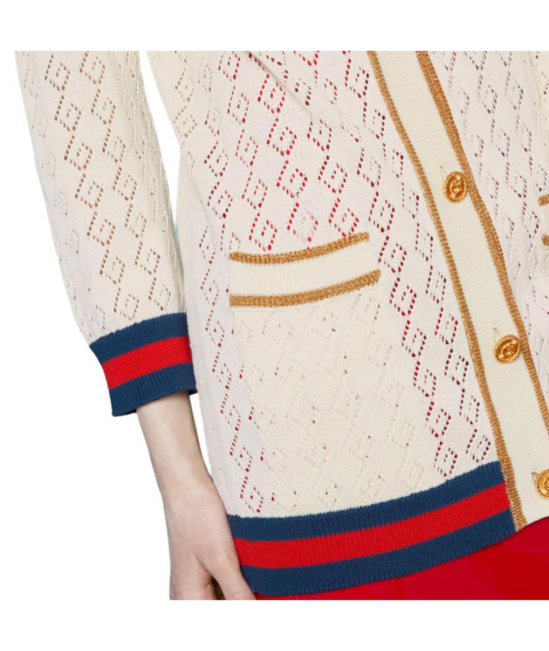 GUCCI Бежевый кардиган, фото 5
