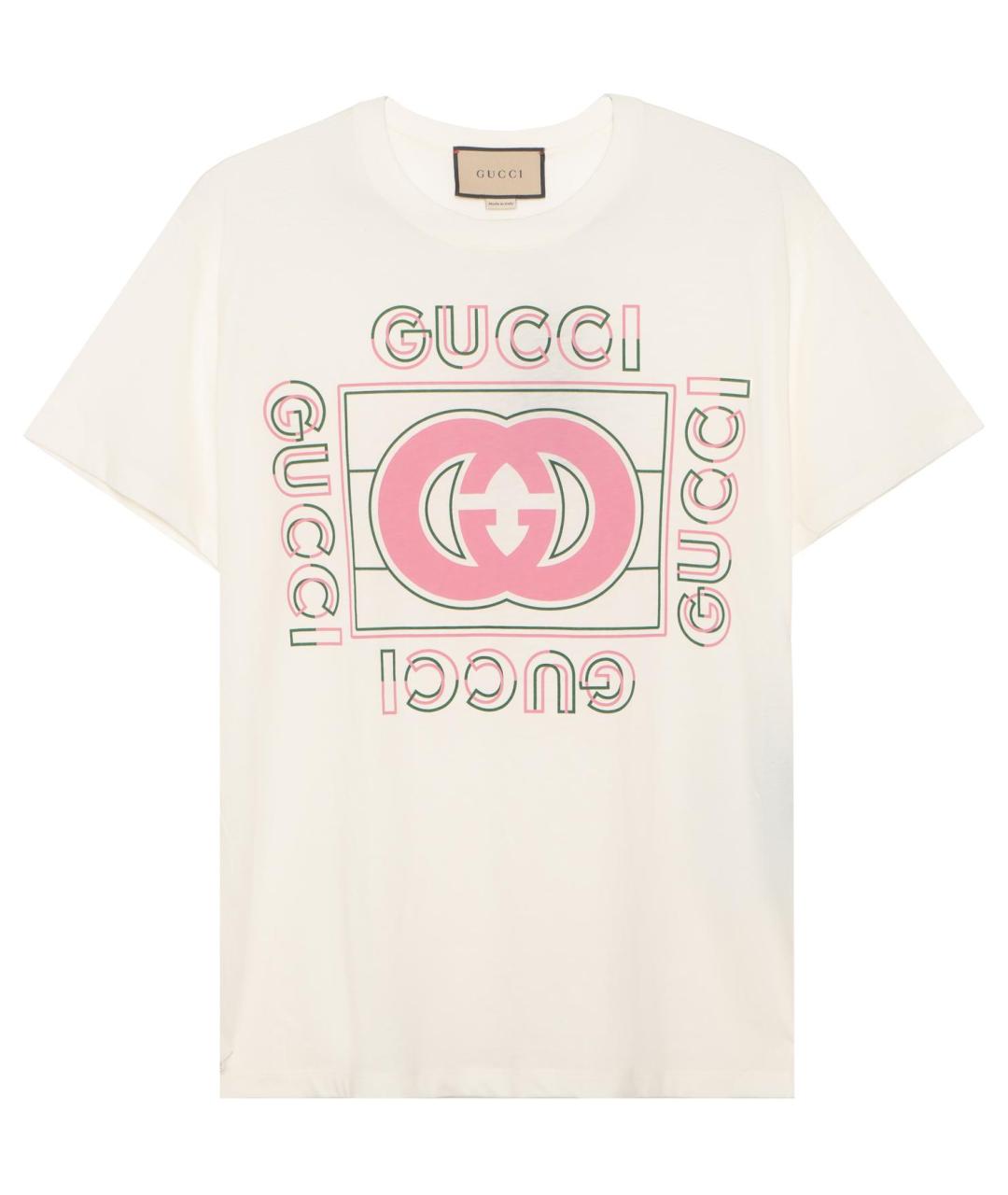 GUCCI Бежевая футболка, фото 1