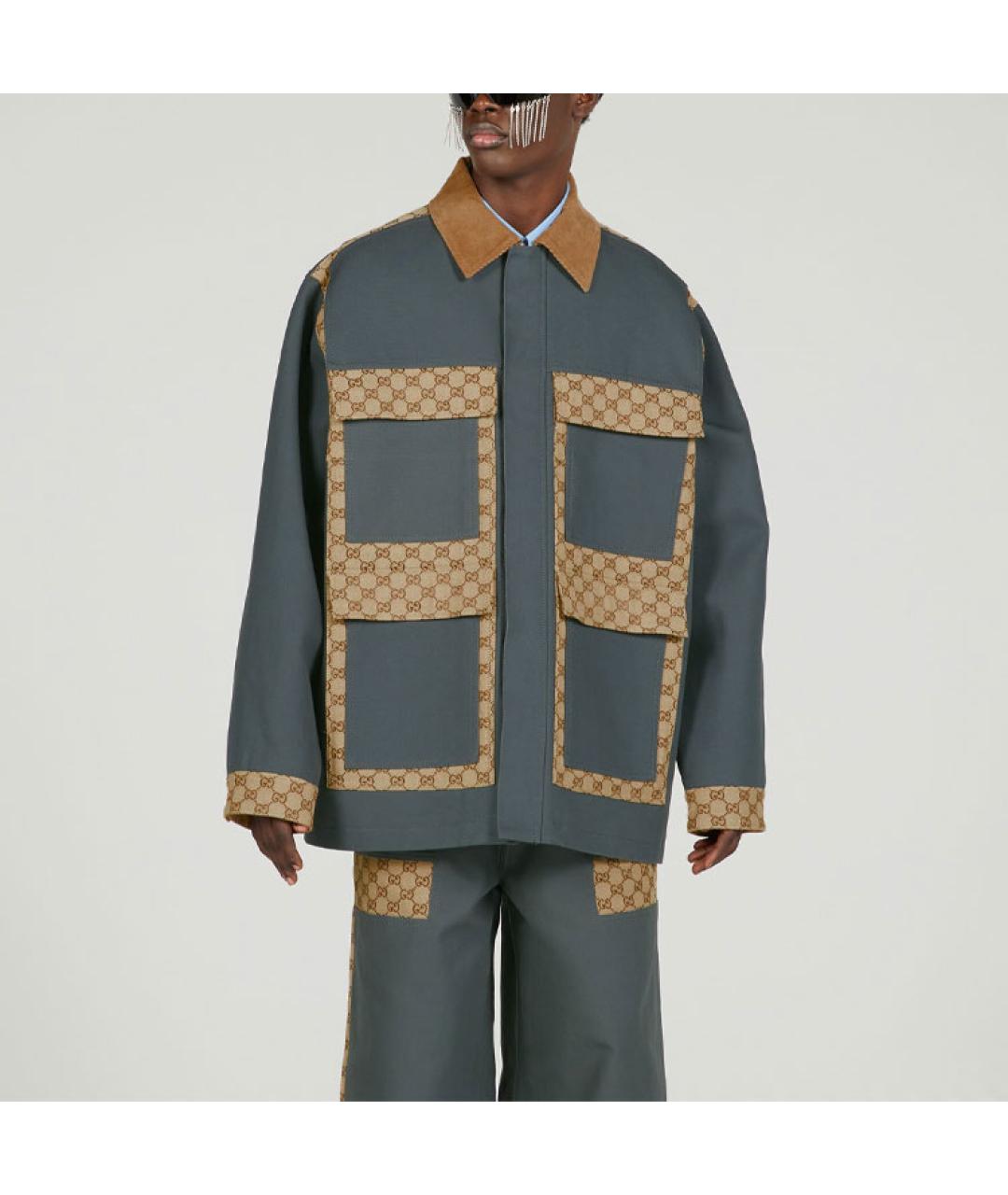 GUCCI Серая куртка, фото 4