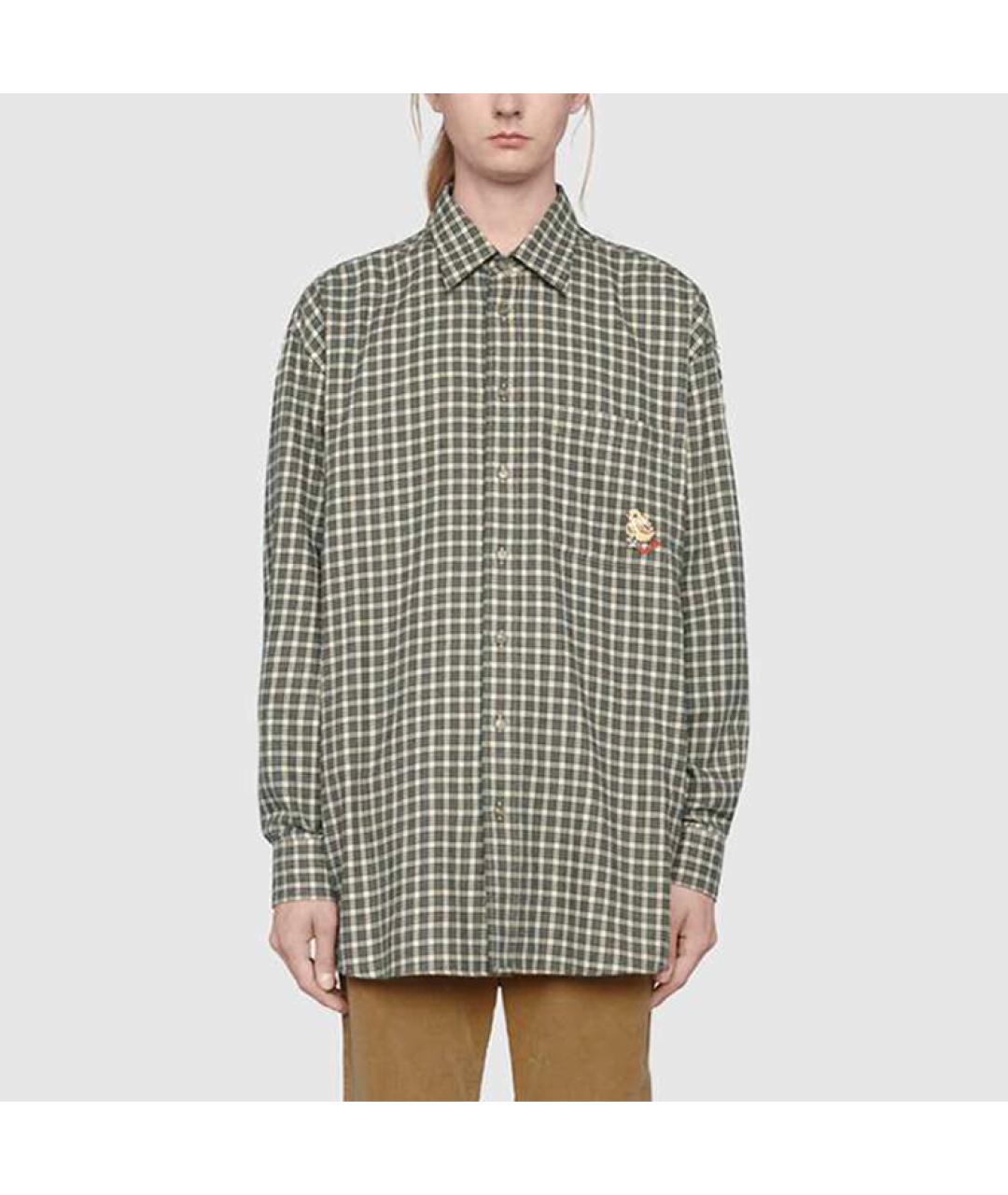 GUCCI Мульти хлопковая кэжуал рубашка, фото 2