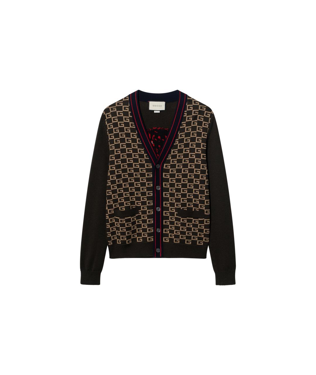 GUCCI Коричневый кардиган, фото 6