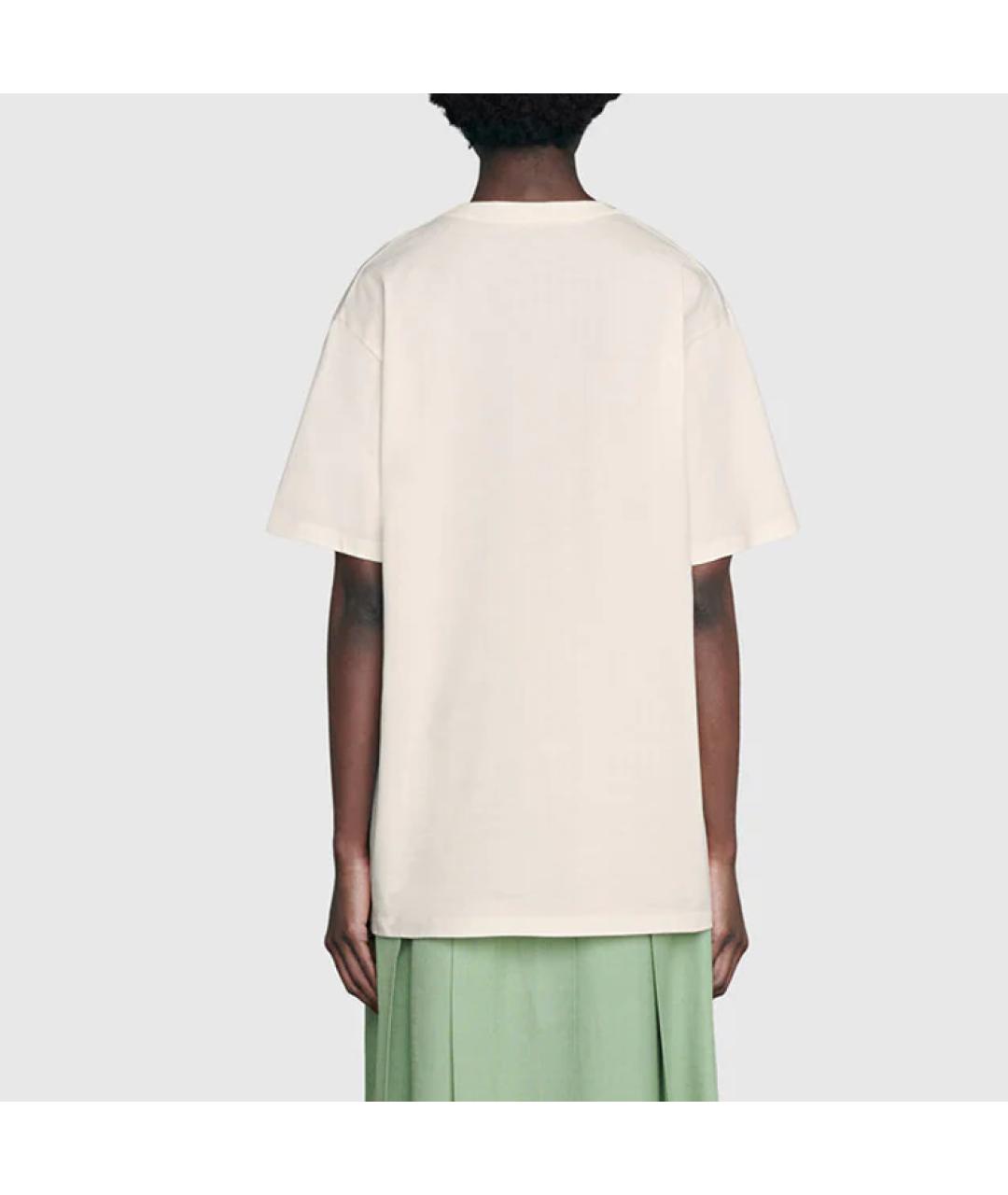 GUCCI Белая футболка, фото 5