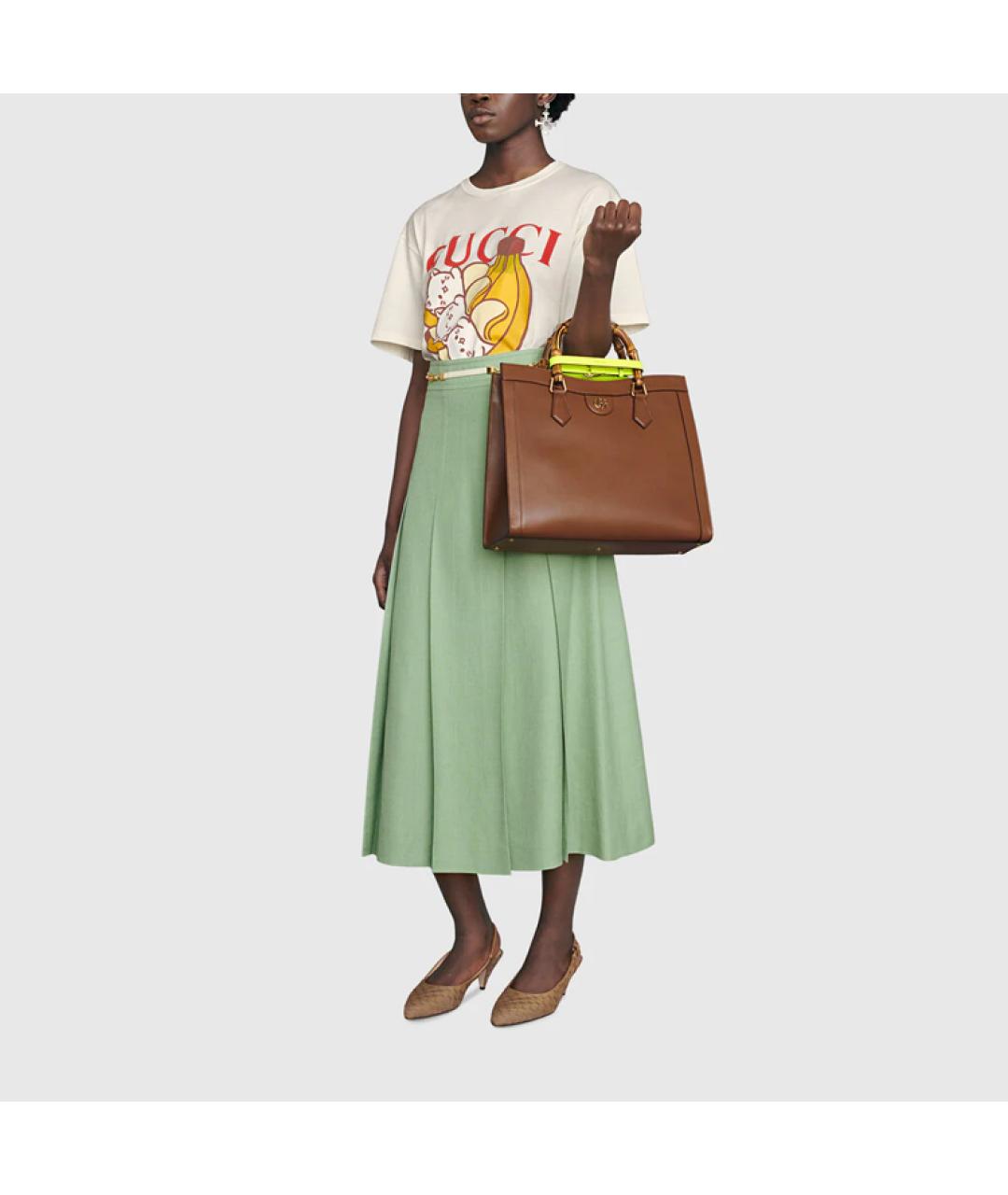 GUCCI Белая футболка, фото 3