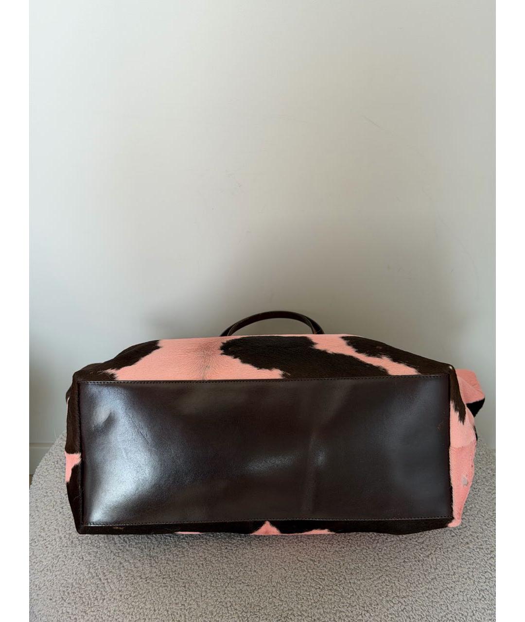 FENDI Розовая сумка тоут, фото 8