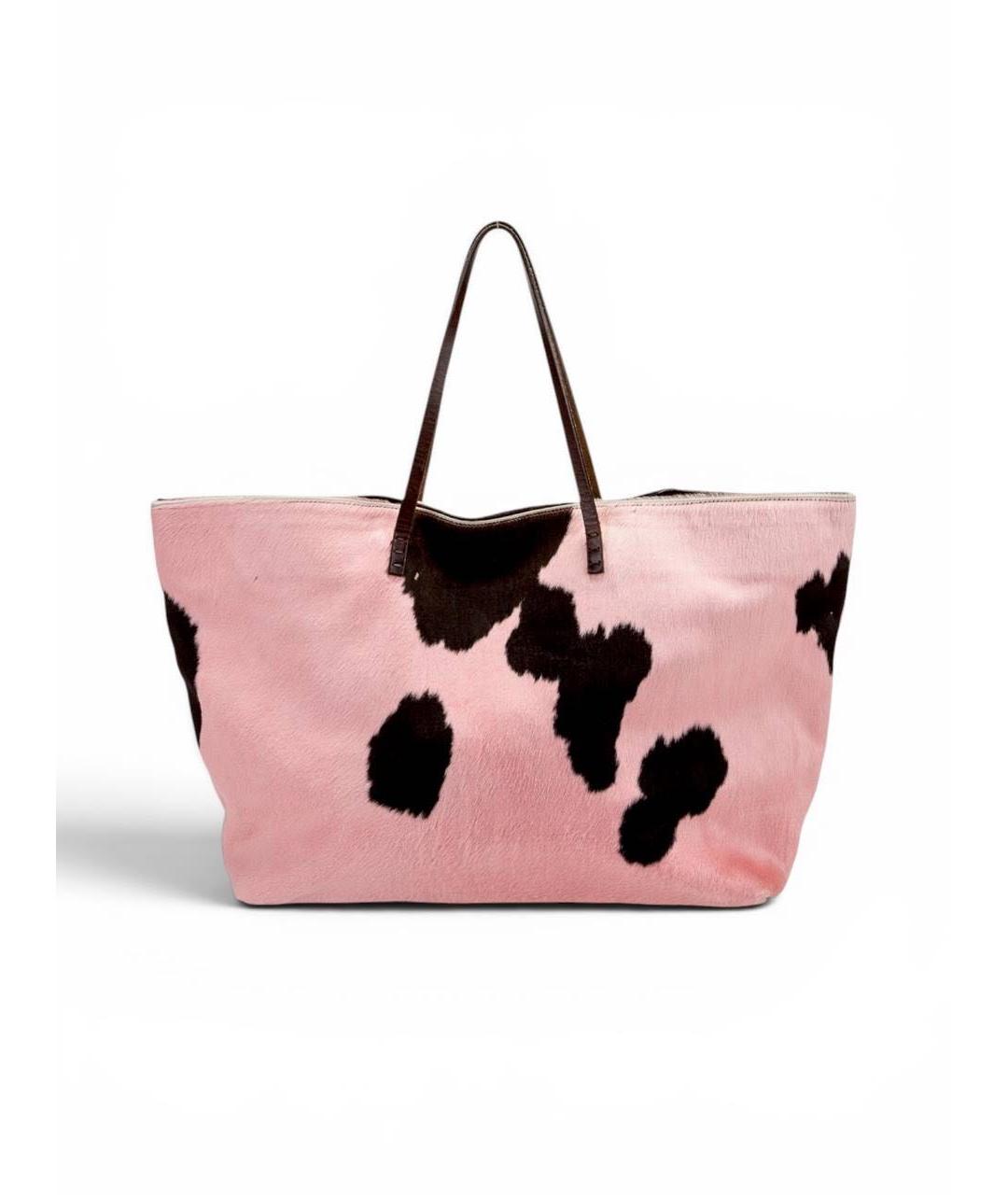 FENDI Розовая сумка тоут, фото 9