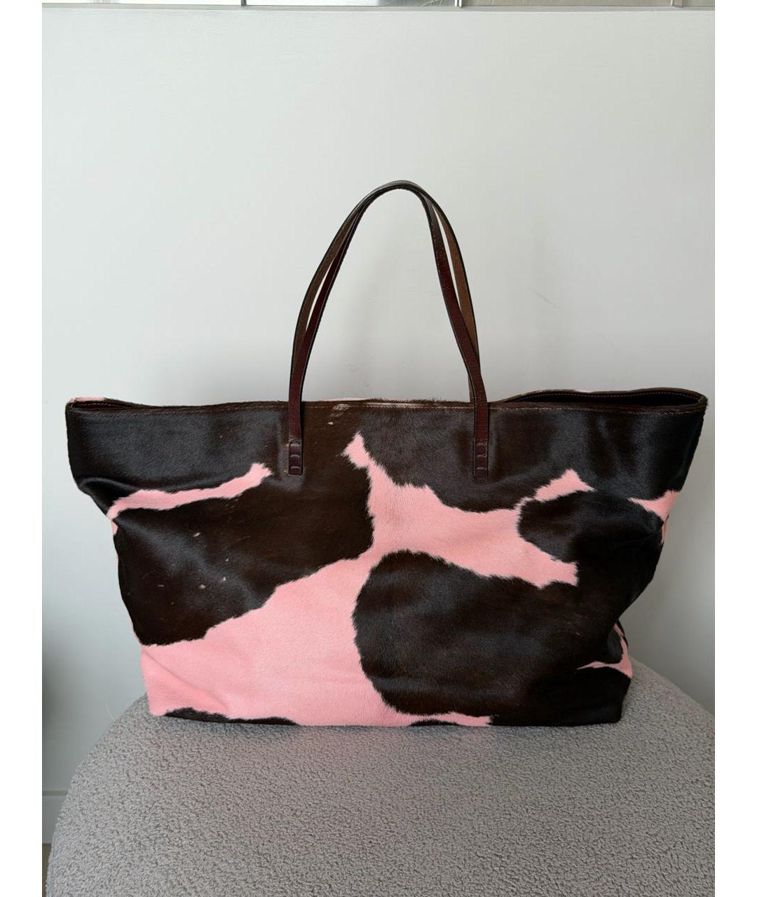 FENDI Розовая сумка тоут, фото 2