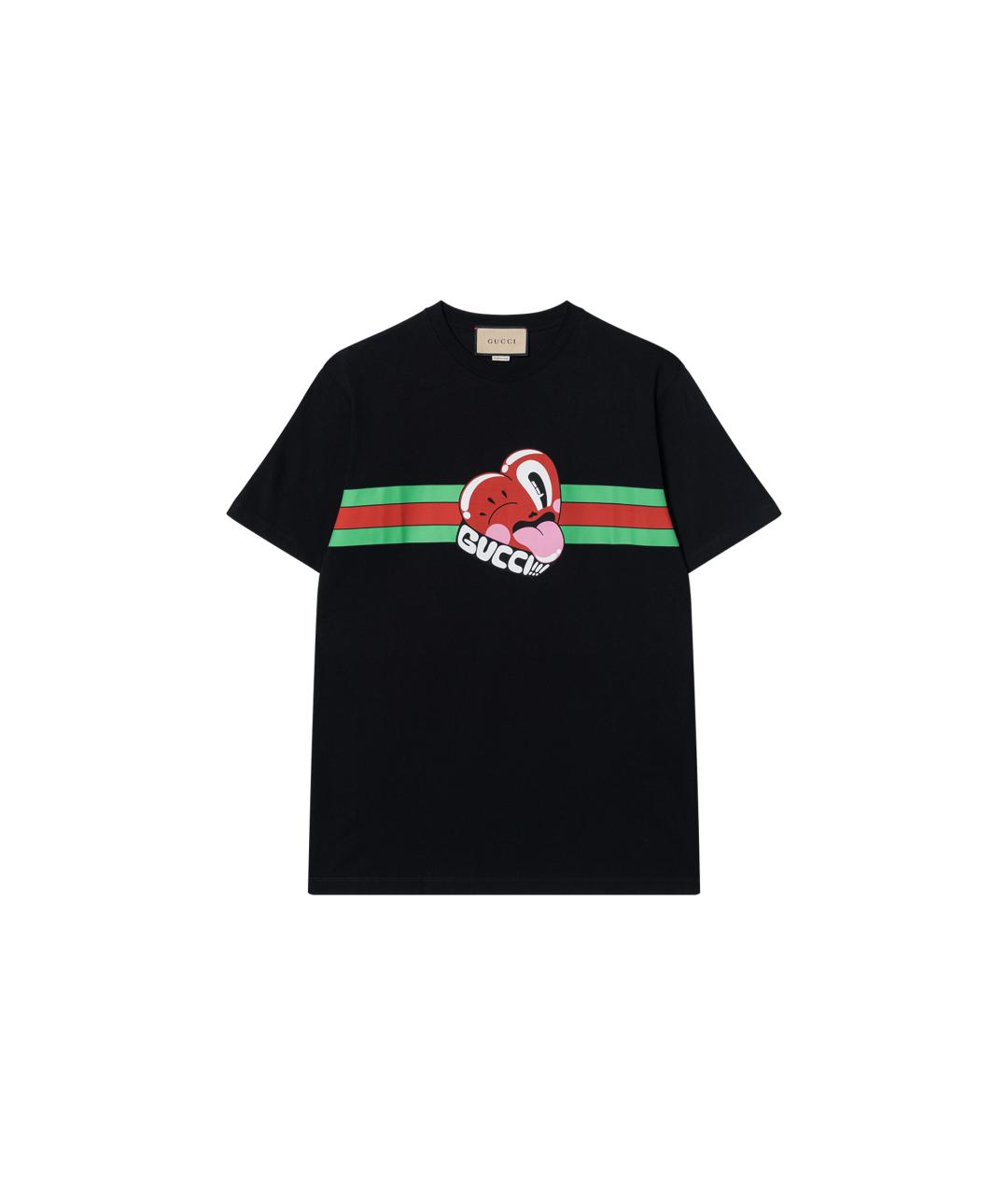 GUCCI Черная футболка, фото 6