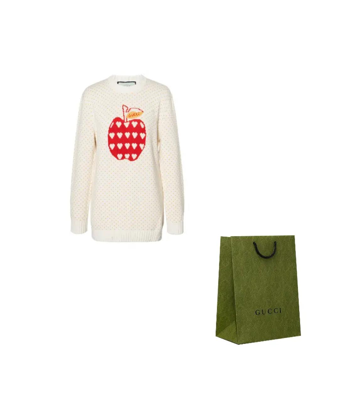 GUCCI Бежевый джемпер / свитер, фото 3