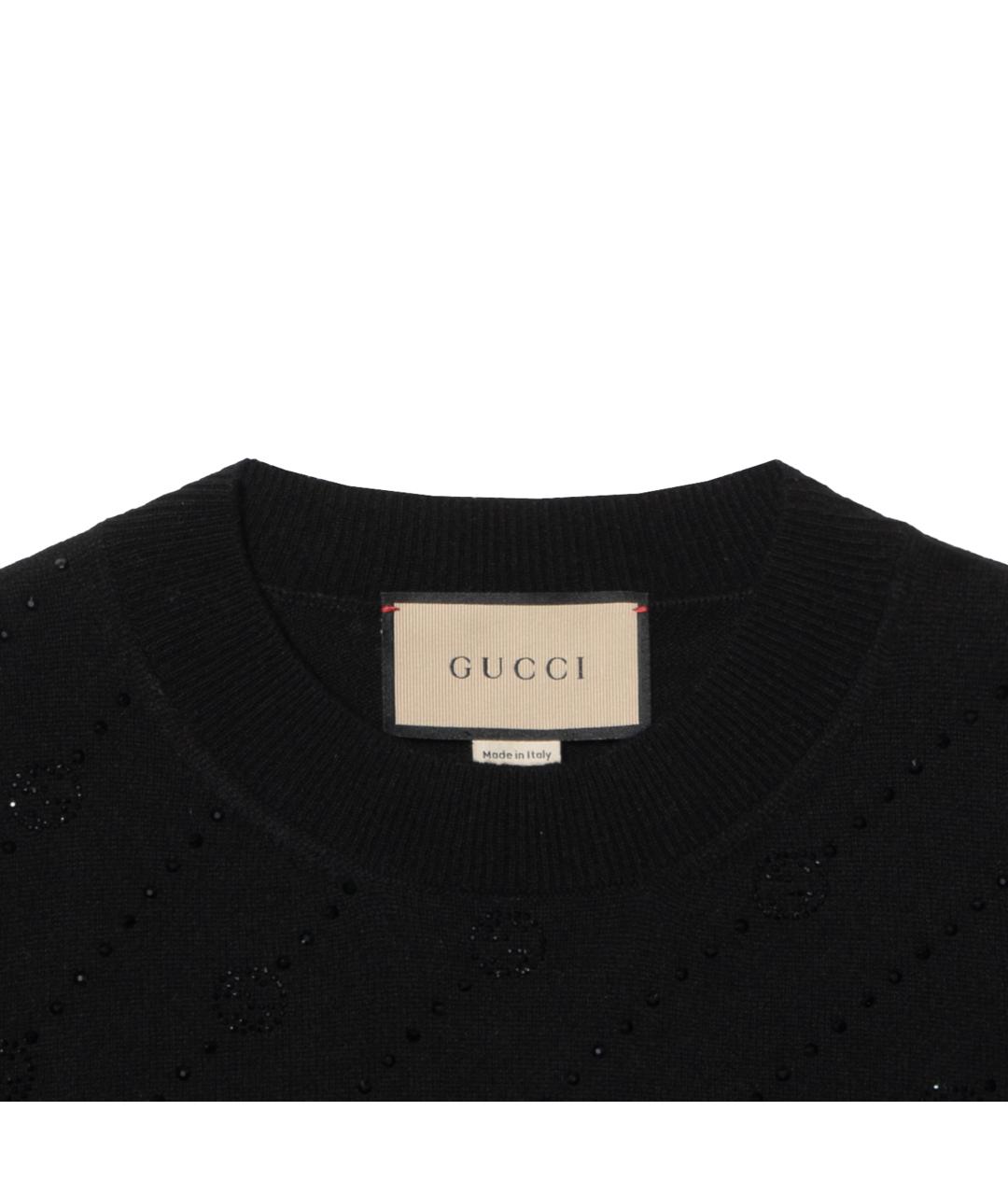 GUCCI Черный джемпер / свитер, фото 5