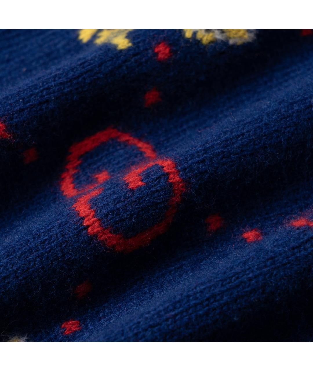 GUCCI Синий джемпер / свитер, фото 5