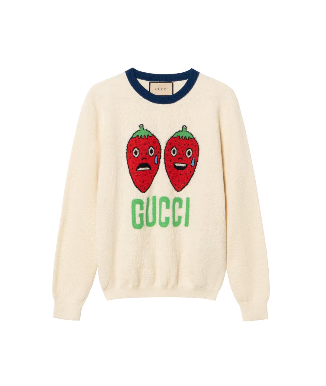 GUCCI Бежевый джемпер / свитер, фото 5