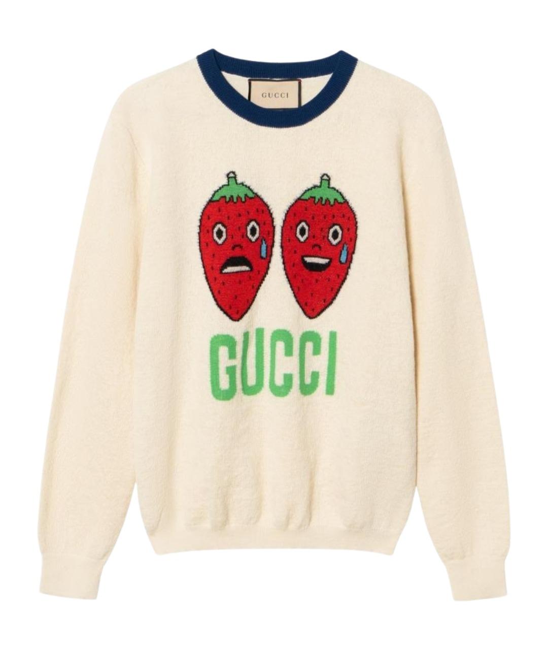 GUCCI Бежевый джемпер / свитер, фото 1