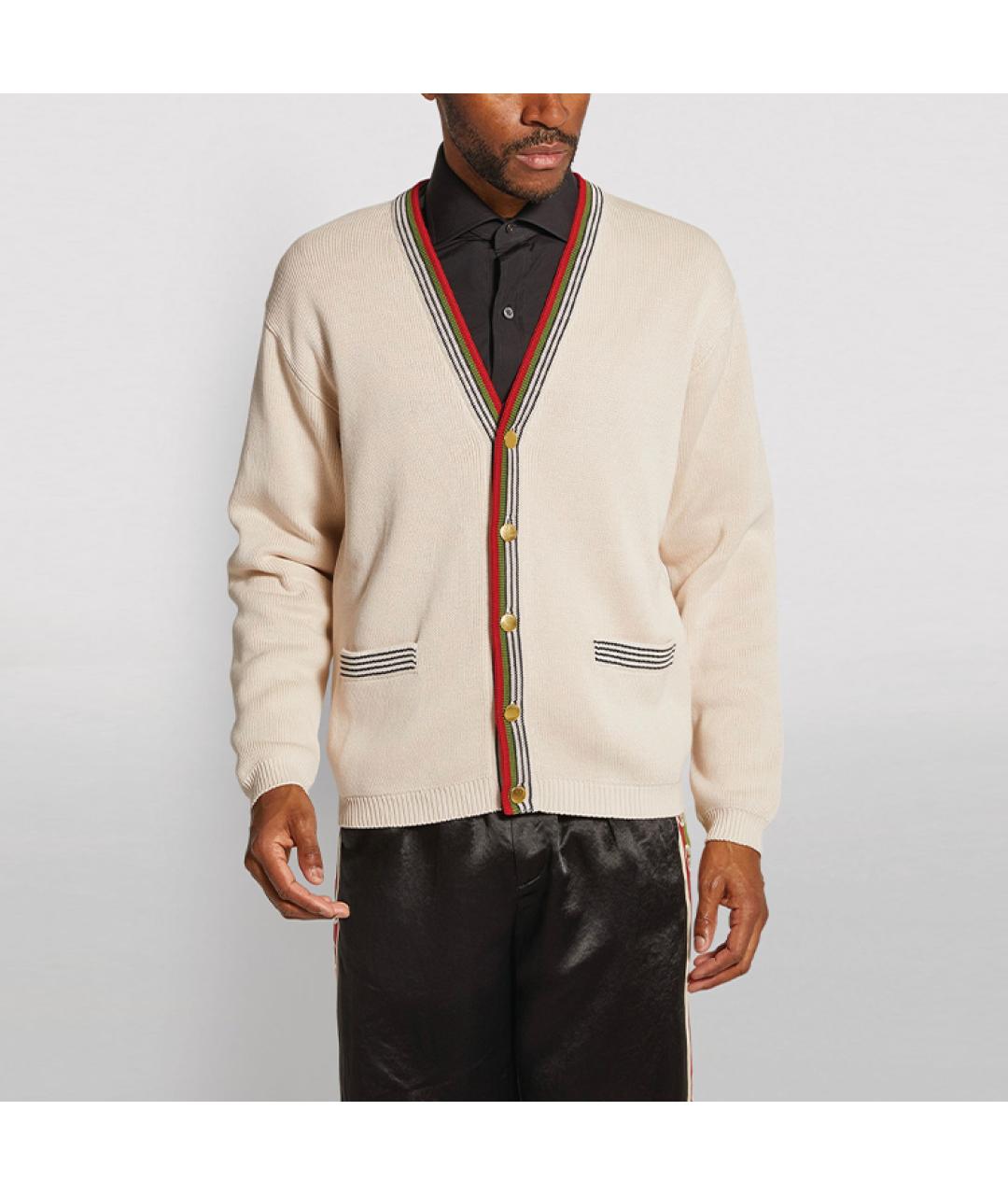GUCCI Бежевый кардиган, фото 3