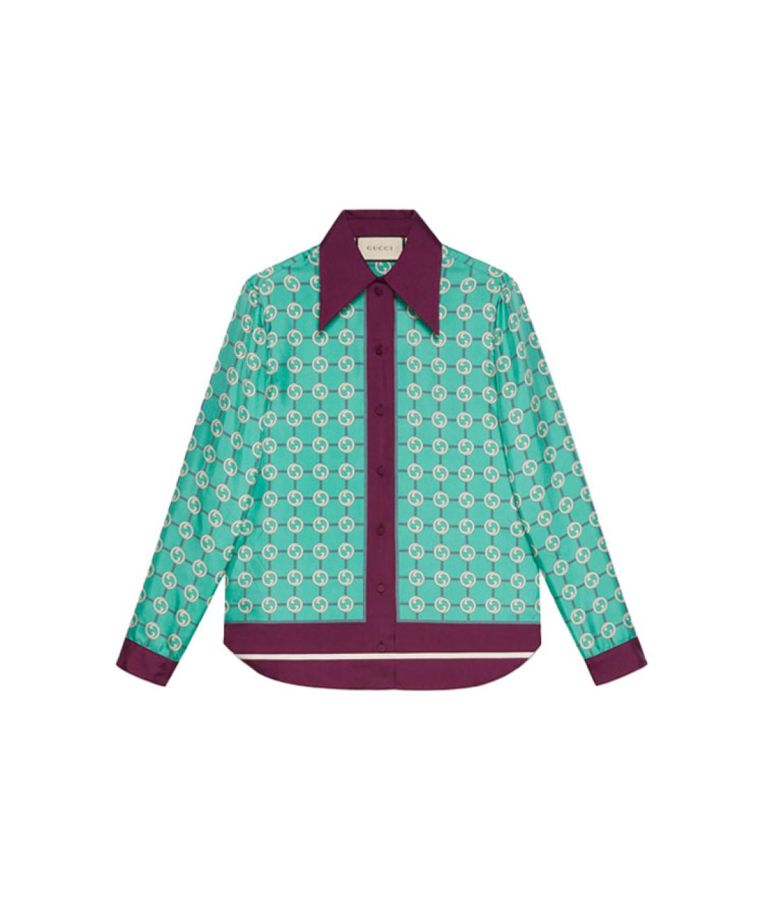 GUCCI Голубая рубашка, фото 6