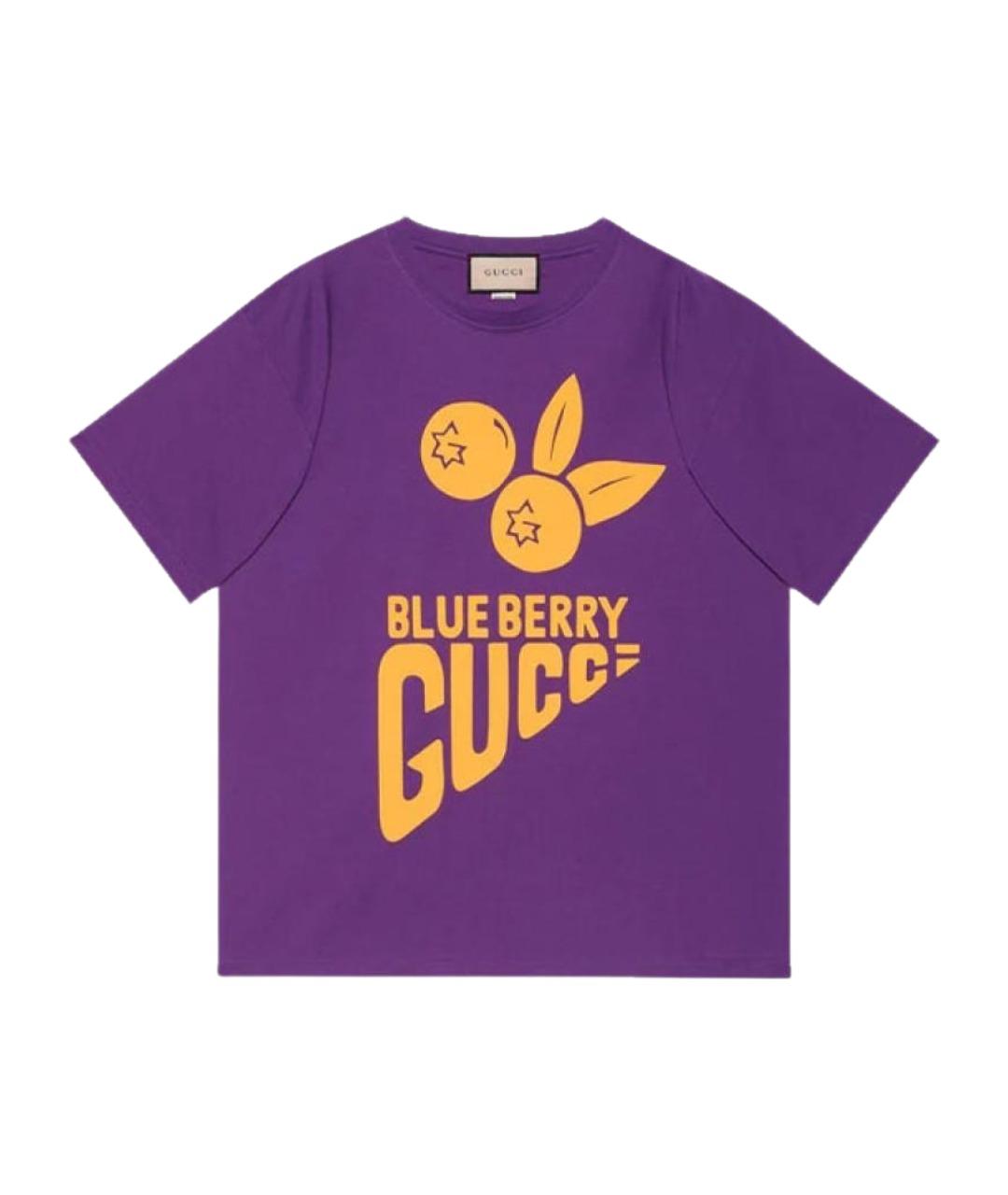 GUCCI Фиолетовая футболка, фото 1