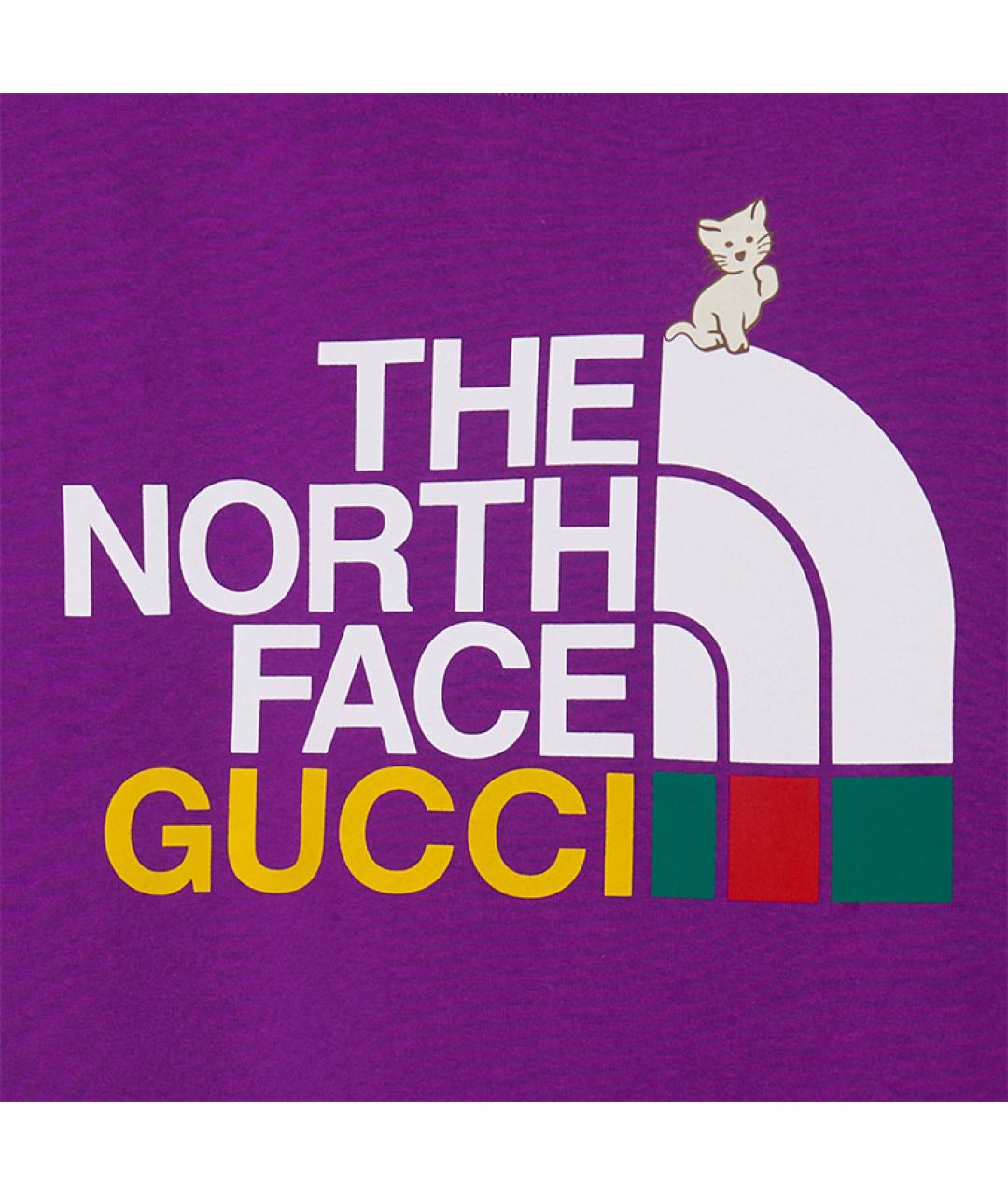 GUCCI Фиолетовая футболка, фото 4