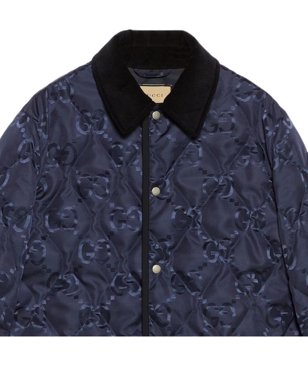 GUCCI Темно-синяя куртка, фото 5