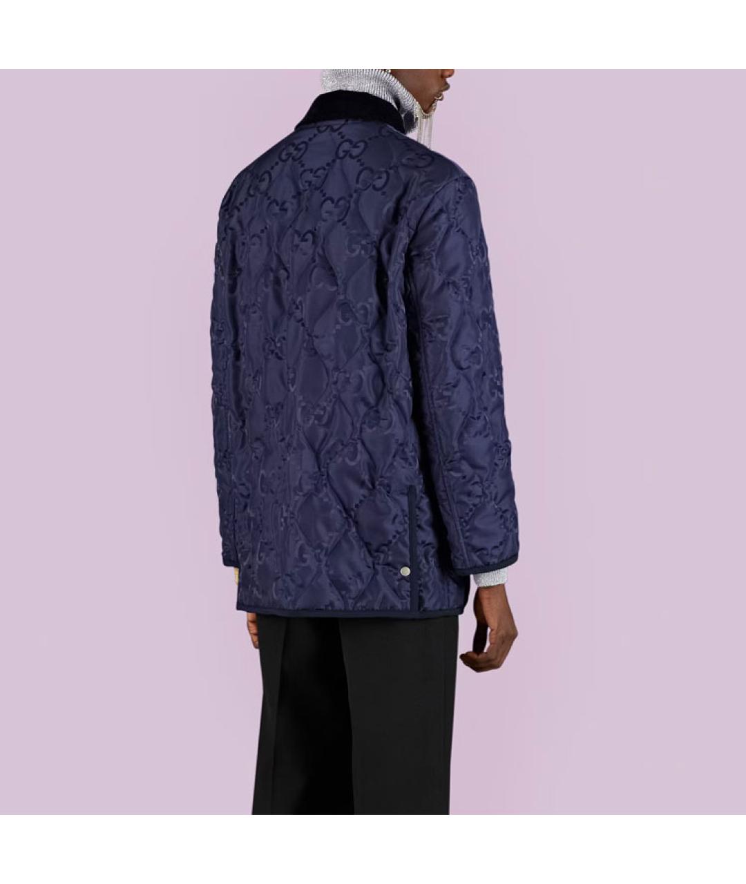 GUCCI Темно-синяя куртка, фото 4