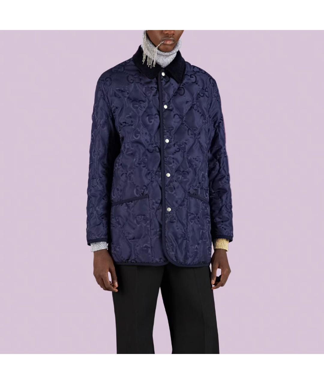 GUCCI Темно-синяя куртка, фото 3