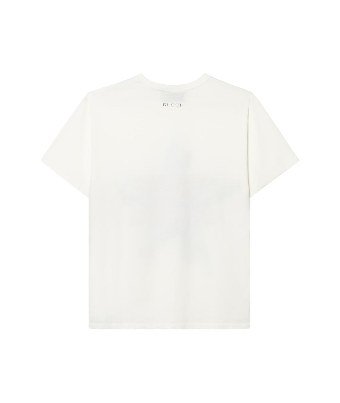 GUCCI Белая футболка, фото 2