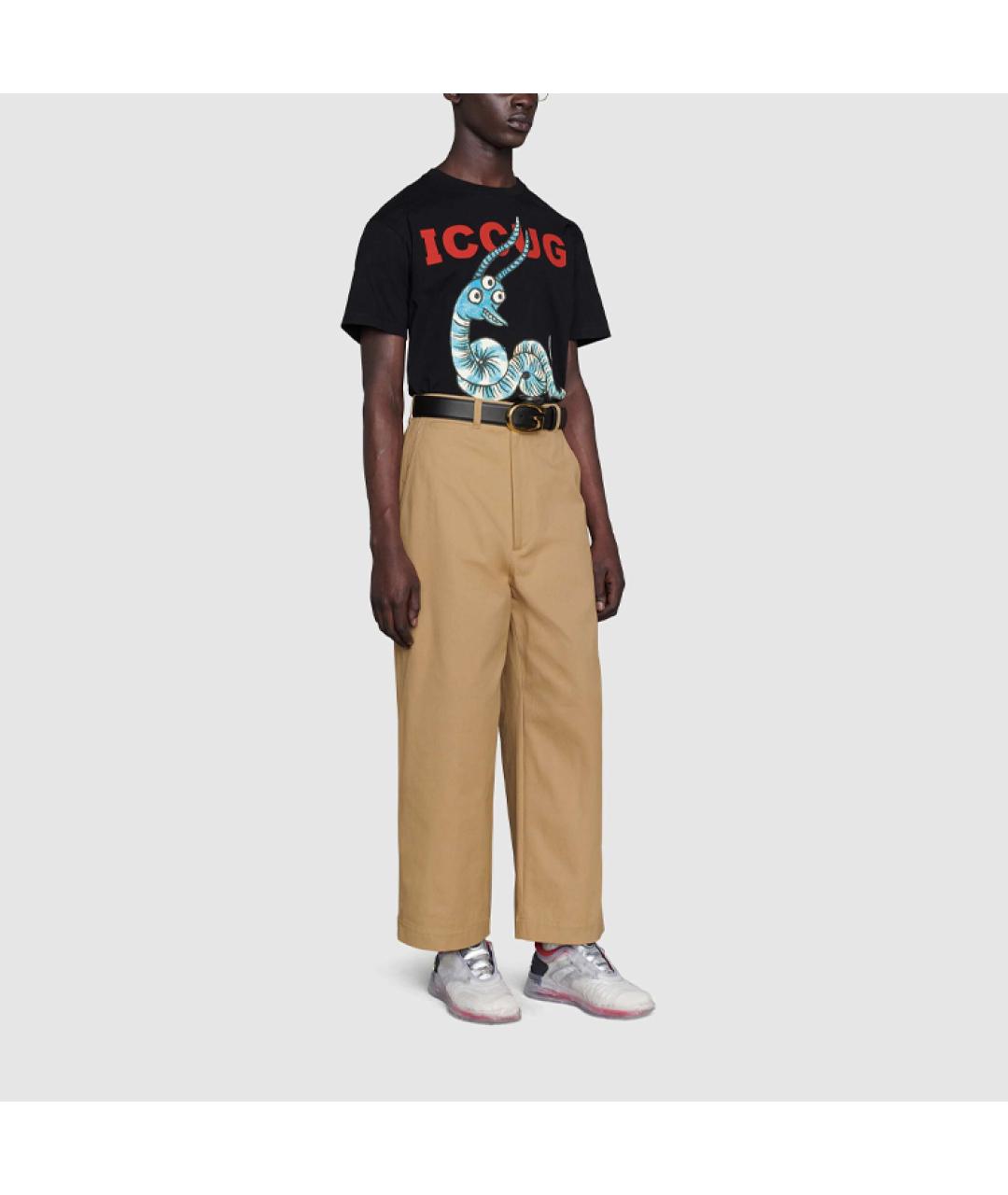 GUCCI Черная футболка, фото 5