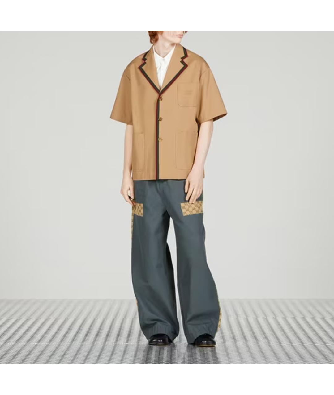 GUCCI Желтая кэжуал рубашка, фото 2