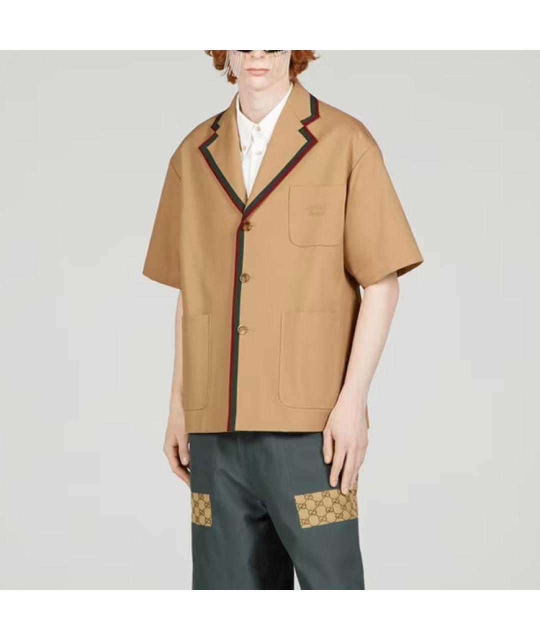 GUCCI Желтая кэжуал рубашка, фото 4