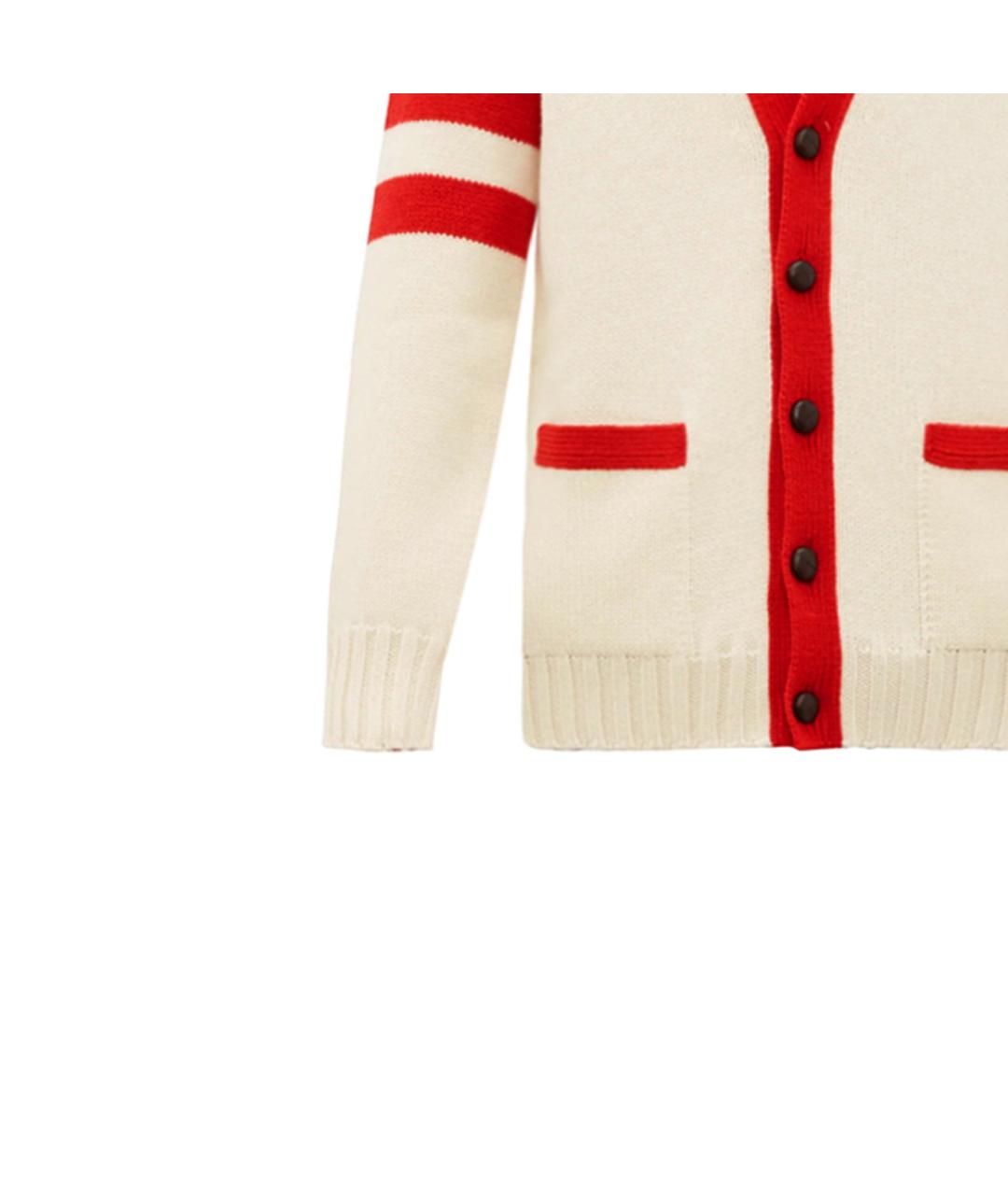 GUCCI Белый кардиган, фото 5