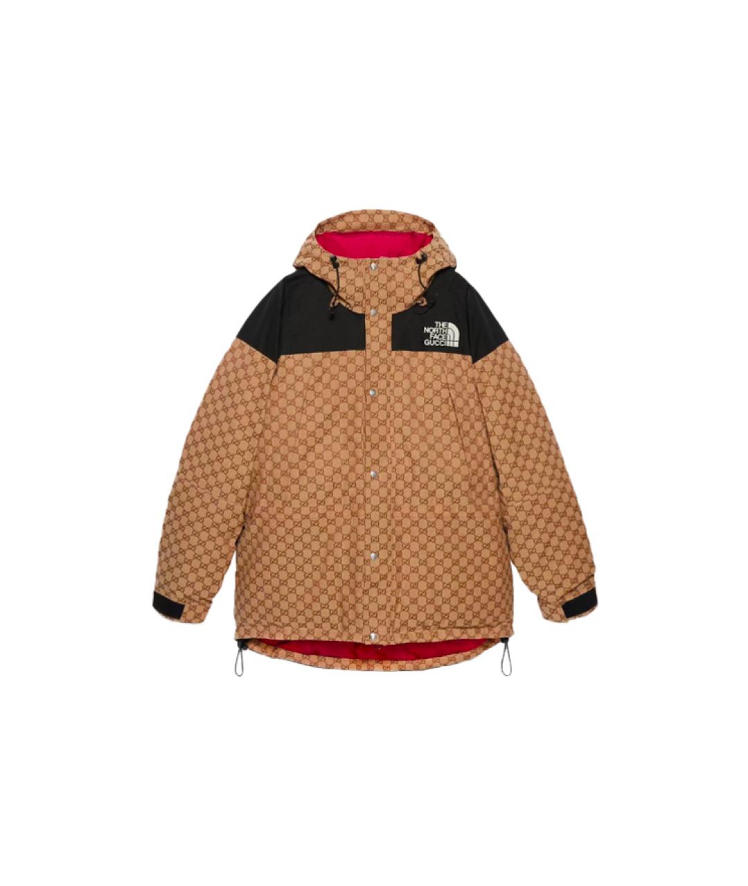 GUCCI Коричневый пуховик, фото 4