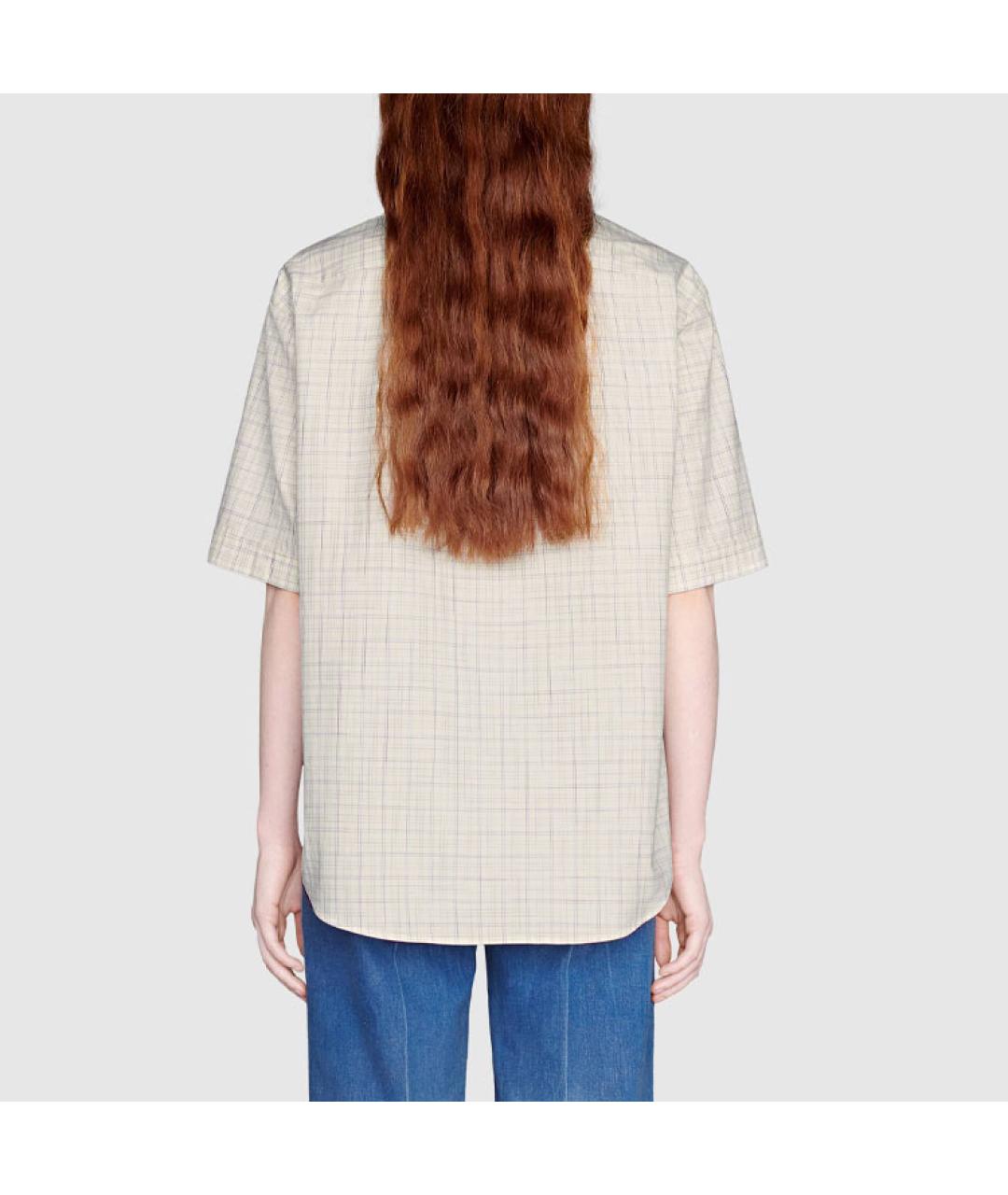 GUCCI Бежевая рубашка, фото 2