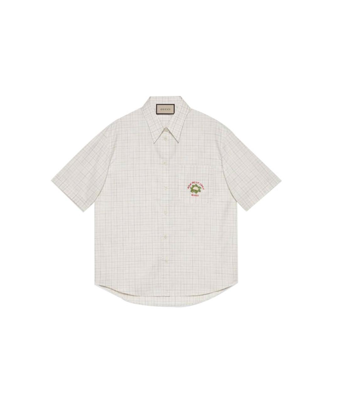 GUCCI Бежевая рубашка, фото 5