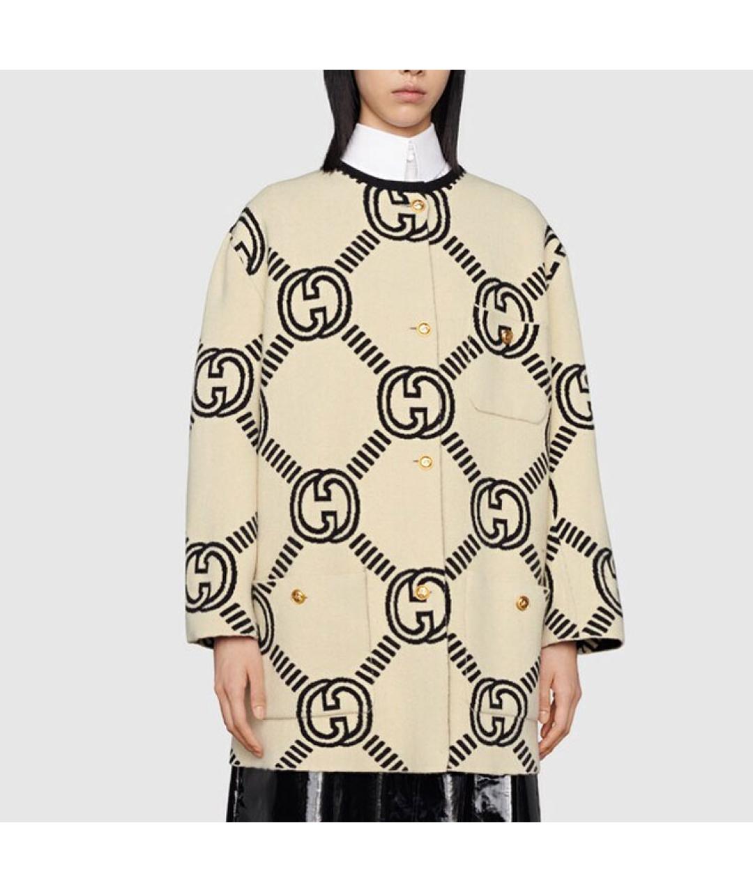 GUCCI Бежевый кардиган, фото 5