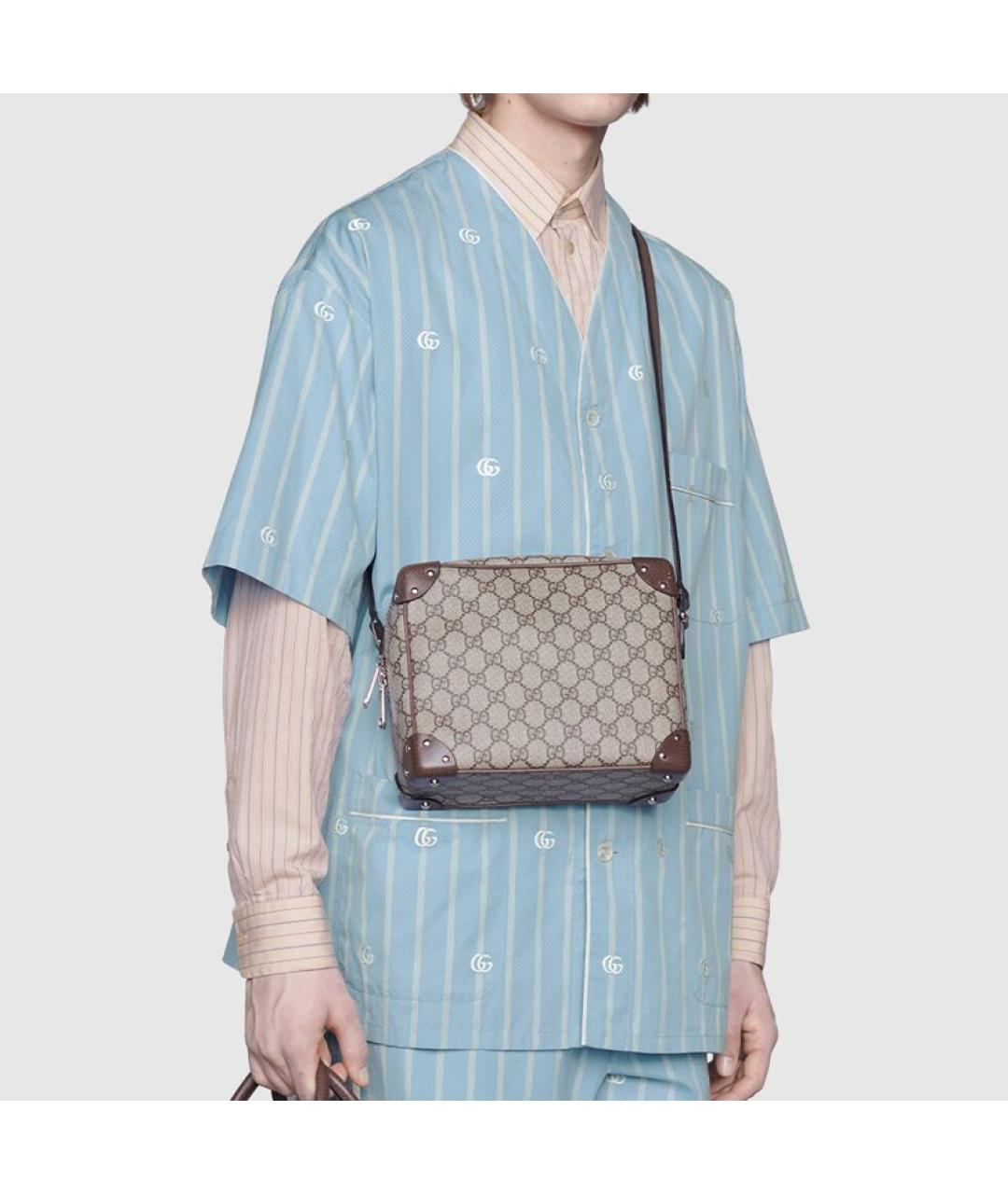 GUCCI Синяя кэжуал рубашка, фото 4