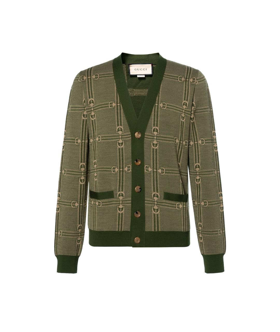 GUCCI Зеленый кардиган, фото 1