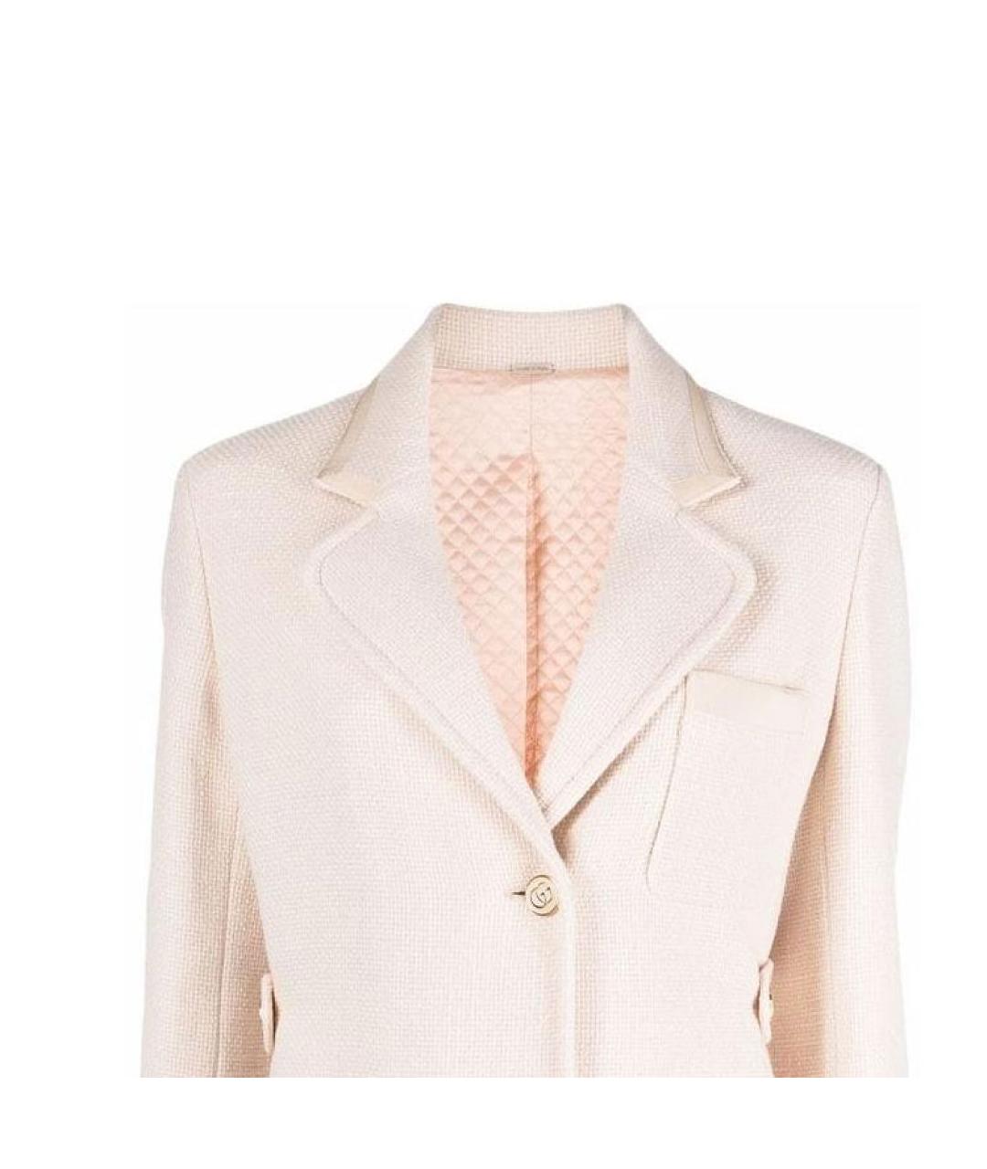 GUCCI Бежевое пальто, фото 5
